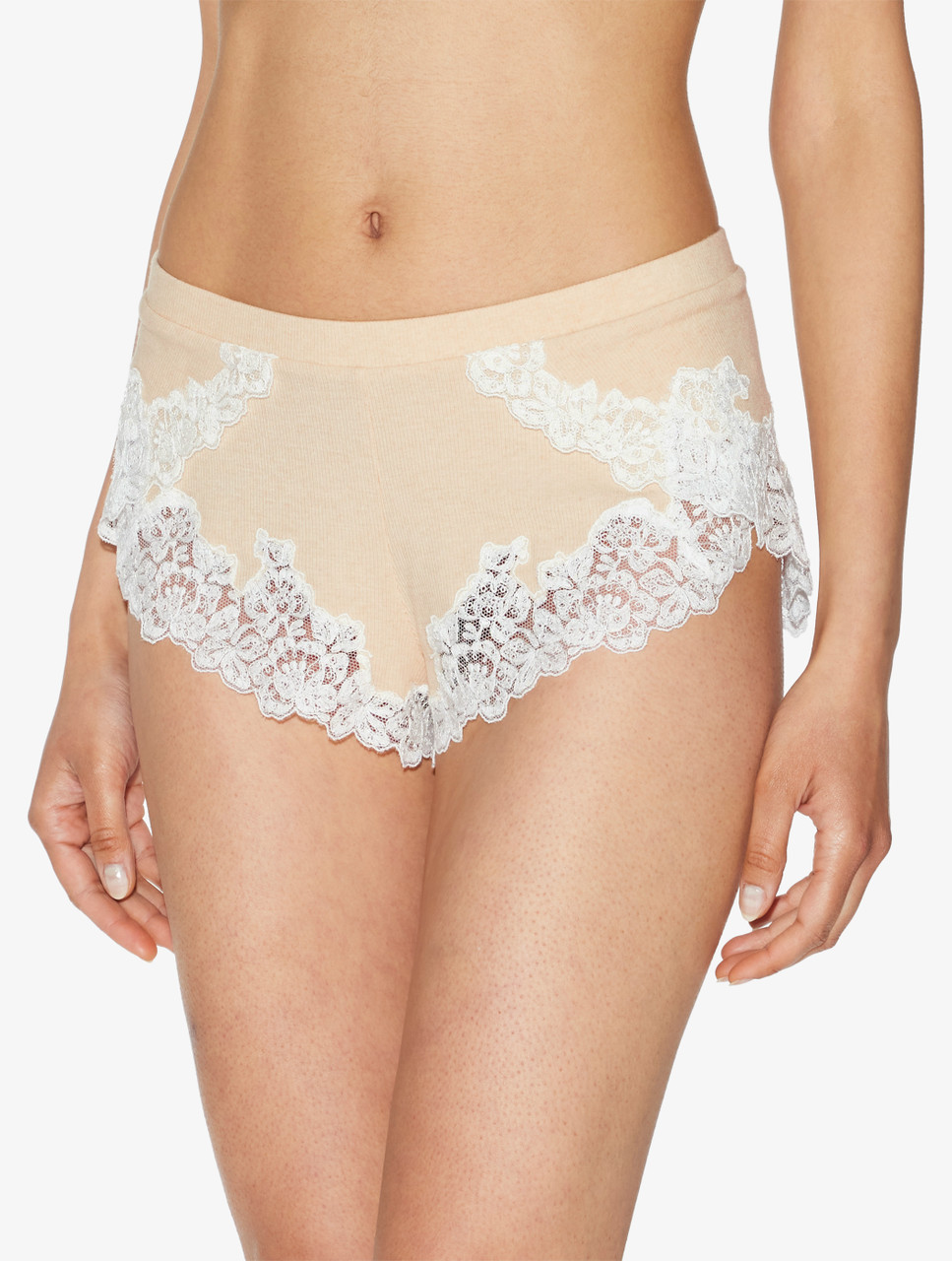 ヘイロー カシミヤブレンド リブスリープショーツ｜La Perla