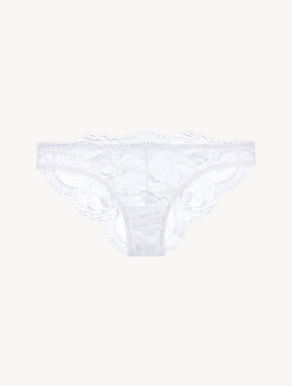 ホワイト レースブラジリアンショーツ | La Perla （ラペルラ）