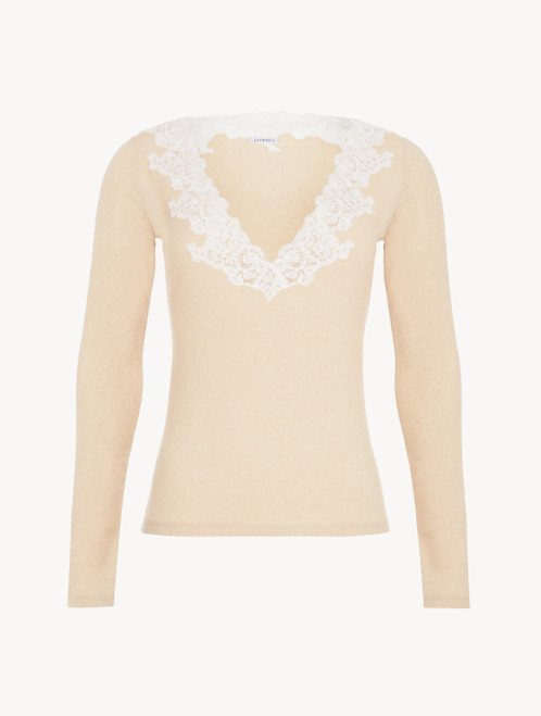 ヘイロー カシミヤブレンド ロングスリーブトップ_4