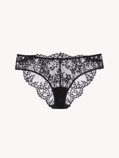 ラペルラ　ネグリジェ　黒レース ブラック リバーレースディテール ソング｜La Perla - ラペルラ