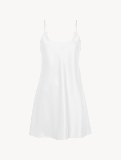 ホワイトシルクスリップ Mサイズ ホワイト シルク ショートスリップ｜La Perla - ラペルラ公式