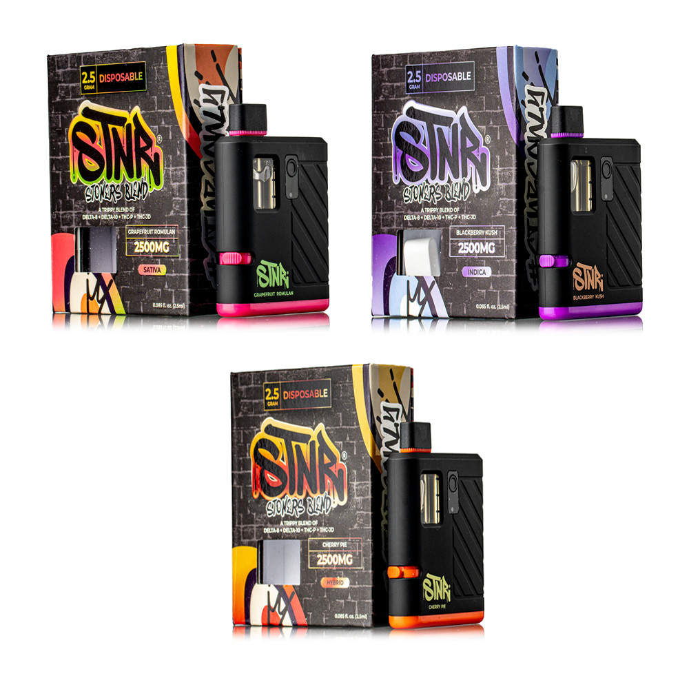 STNR Delta8 Delta10 THCP THCJD 2.5 Gram Disposables