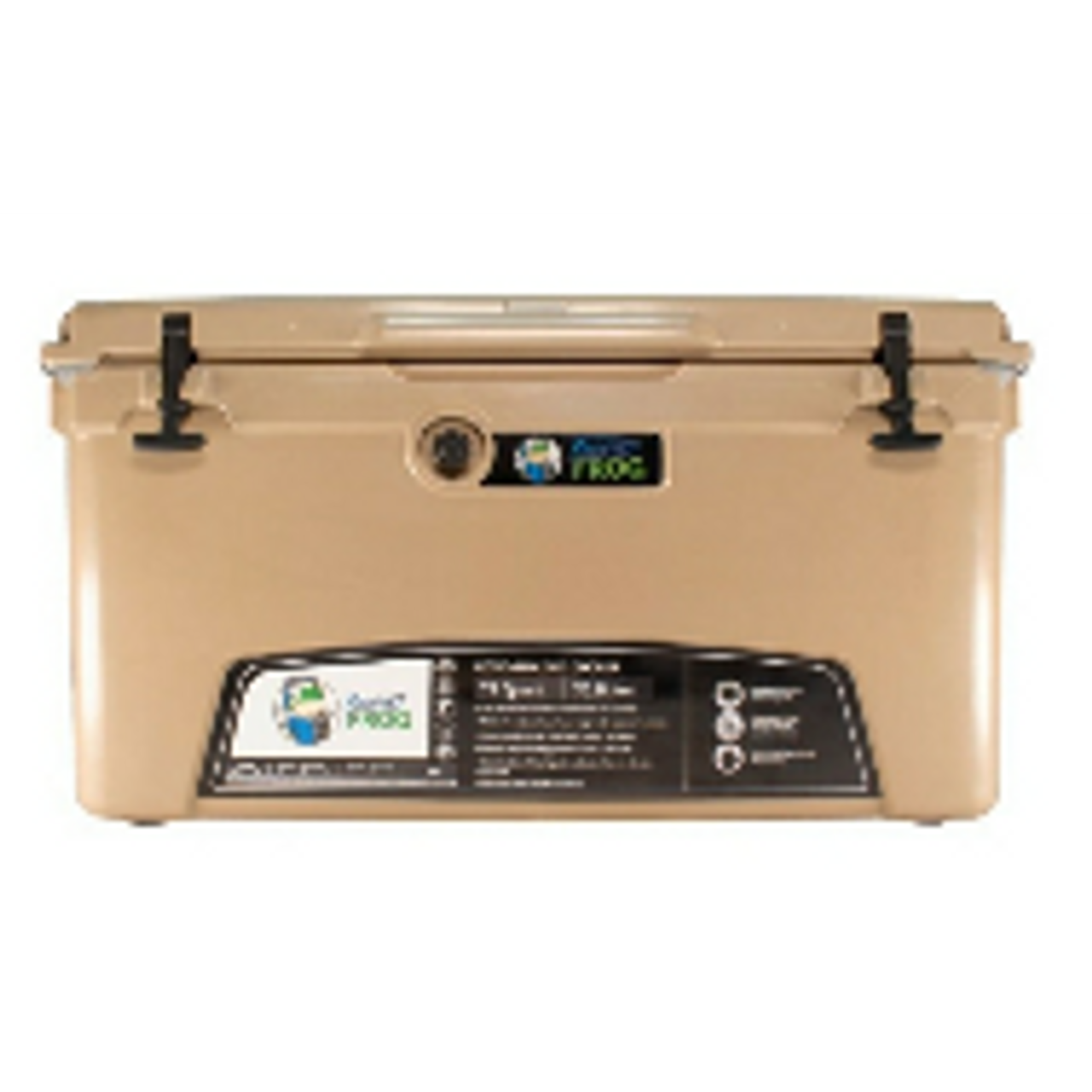 Frosted Frog 75 QT Cooler (Sand/Tan) - mwd outdoors
