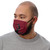 Premium face mask redish w/ black logo Premium face mask redish w/ black logo
