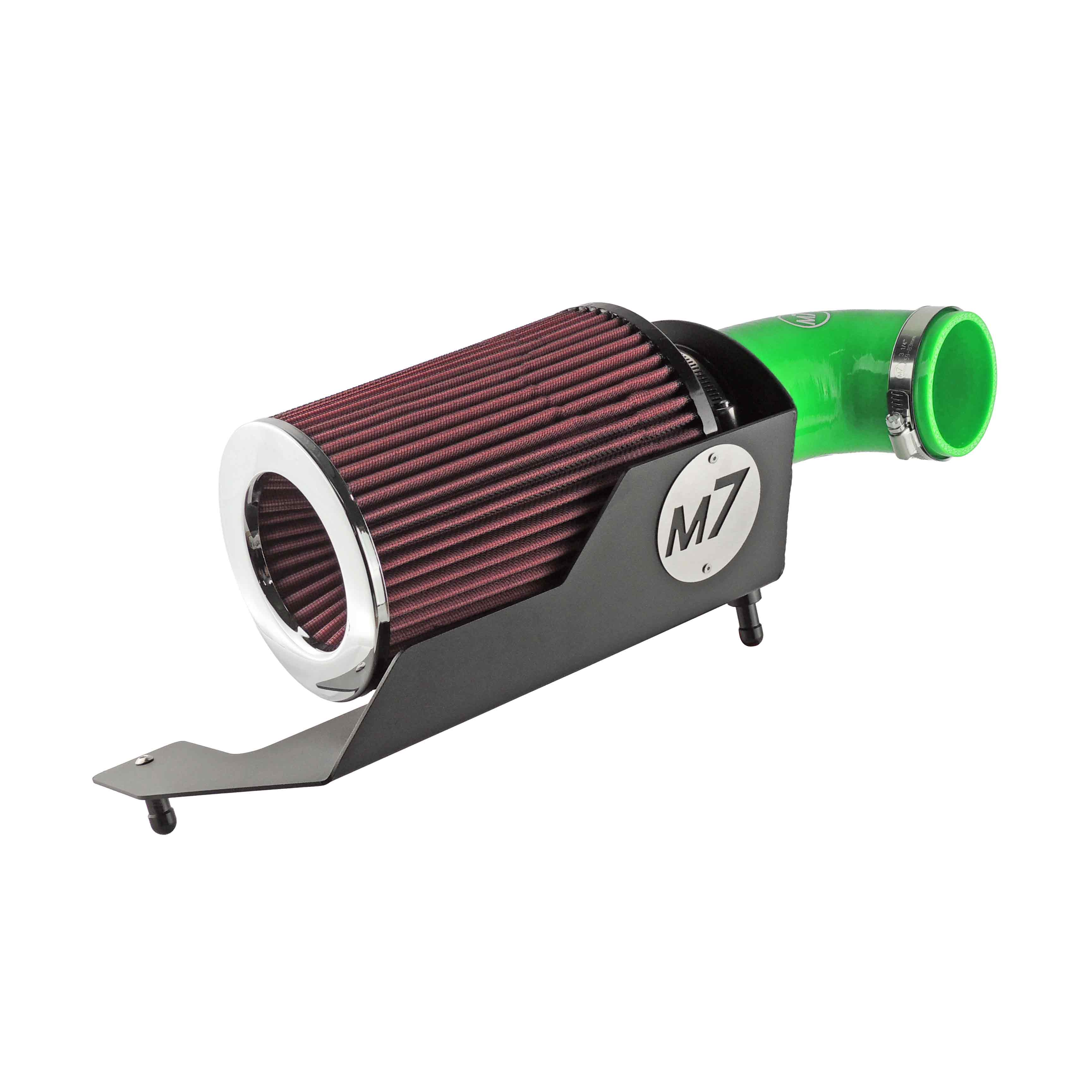 M7 Speed MAXX-FLO (TM) Air Intake System | R55S-R61S | 2007-2016 | Red Pleated Filter - Green Elbow        