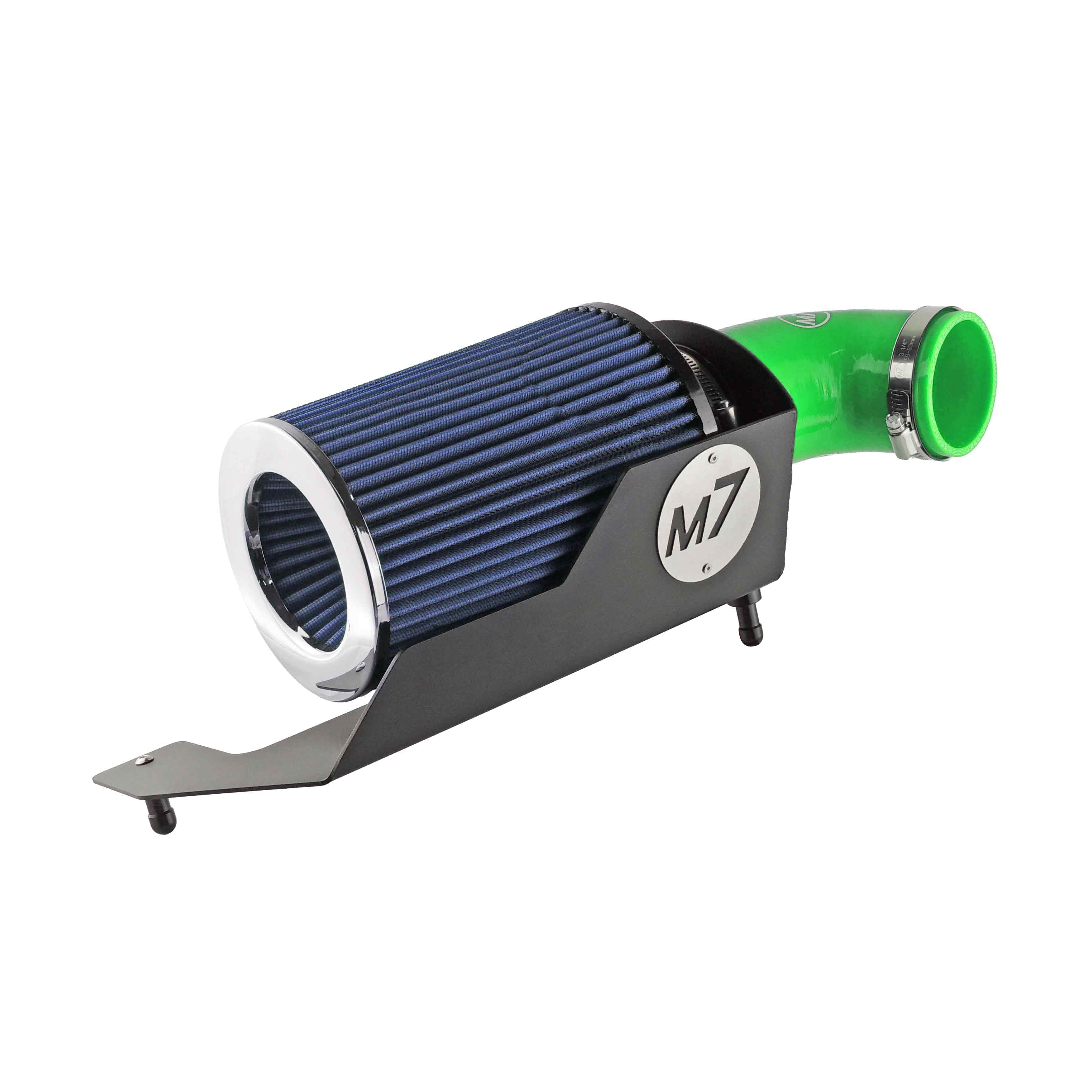 M7 Speed MAXX-FLO (TM) Air Intake System | R55S-R61S | 2007-2016 | Blue Pleated Filter - Green Elbow        