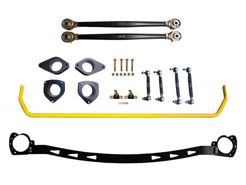 Stage 3 Lift Kit (2-1/2 inch) with 19mm Rear Stabilizer Bar Complete Suspension Upgrade Kit 