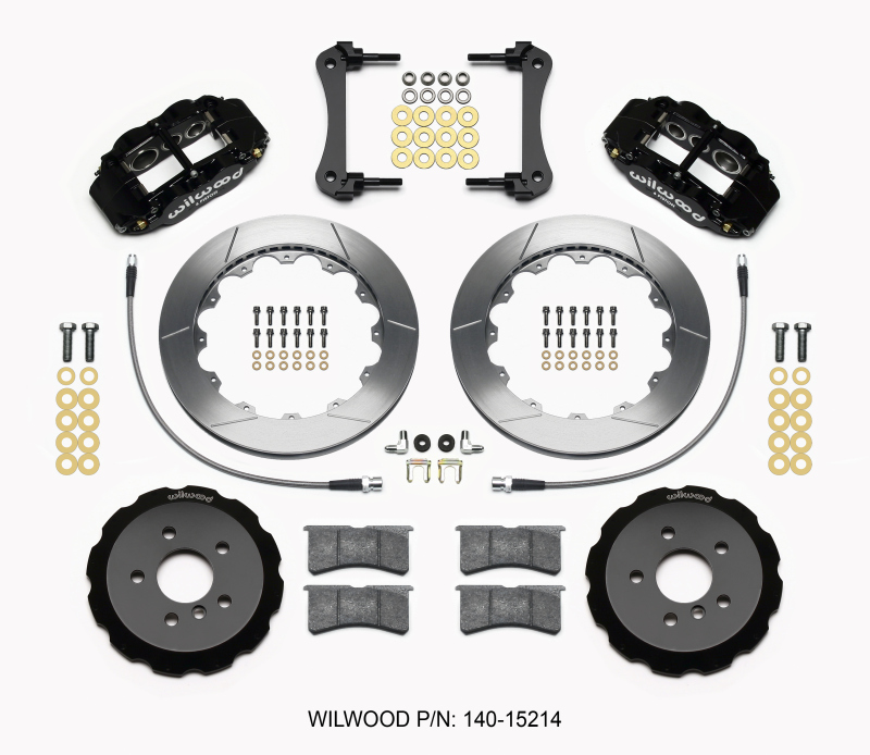 Wilwood Narrow Superlite 6R Front Hat Kit 12.88in 2014-2015 Mini Cooper w/Lines - 140-15214