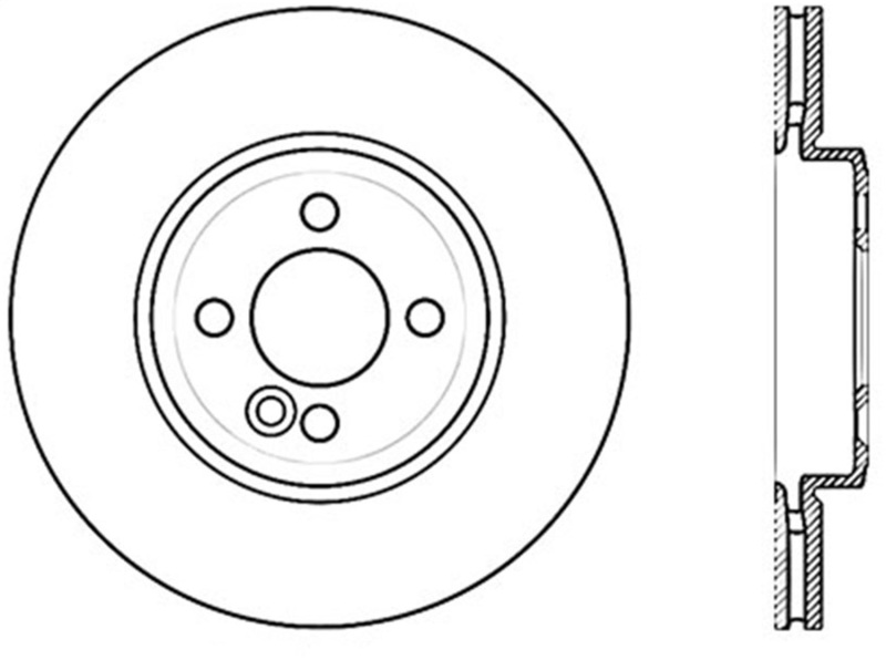 StopTech Drilled Sport Brake Rotor - 128.34101L