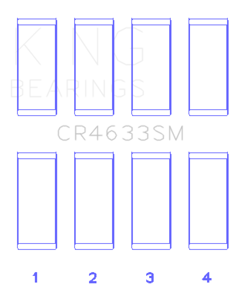 King 2008 Mini Cooper N14 Turbo Rod Bearing Set - Size STD - CR4633SM