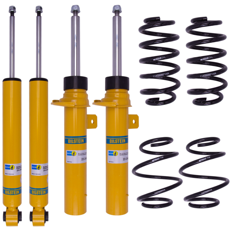 Bilstein B12 (Pro-Kit) 14-16 Mini Cooper S L4 2.0L Front and Rear Suspension Kit - 46-254665