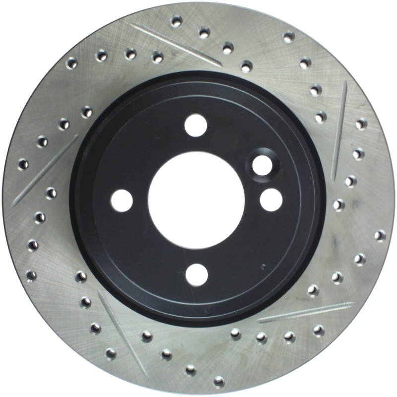 StopTech 02-07 Mini Cooper/Cooper S Slotted & Drilled Left Front Rotor - 127.34067L