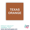 Texas Orange Heat Transfer Vinyl, Stahls’ CAD-CUT® UltraWeed - 12" x 15" HTV