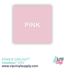Pink Heat Transfer Vinyl, Stahls’ CAD-CUT® UltraWeed - 12" x 15" HTV