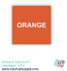 Orange Heat Transfer Vinyl, Stahls’ CAD-CUT® UltraWeed - 12" x 15" HTV