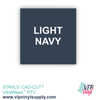 Light Navy Heat Transfer Vinyl, Stahls’ CAD-CUT® UltraWeed - 12" x 15" HTV