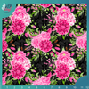 Pink Floral Patterned HTV Vinyl - Black | Outdoor Adhesive Vinyl or Heat Transfer Vinyl | 524B