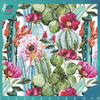 Watercolor Floral Cactus Patterned HTV Vinyl | Outdoor Adhesive Vinyl or Heat Transfer Vinyl | 798A