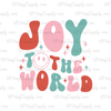 Joy to the World DTF Transfer | VIP Vinyl Supply