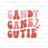 Candy Cane Cutie Christmas DTF Transfer | VIP Vinyl Supply