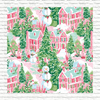 Pink Christmas Printed Pattern Vinyl, HTV or Sublimation Sheets | 942C