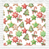 Christmas cookie pattern vinyl, htv or  sublimation