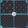 Neon Cupids Bow & Hearts Printed Pattern Vinyl, HTV or Sublimation Sheets | 973D