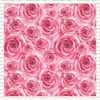 Watercolor Roses Printed Pattern Vinyl, HTV or Sublimation Sheets | 976B