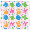 Cartoon Bunnies Pattern Printed Vinyl, HTV or Sublimation Sheets |  986C