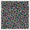 Rainbow 3D Inflated Leopard Printed Pattern Vinyl, HTV or Sublimation Sheets | 1007B