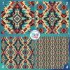 Aztec Printed Pattern Vinyl, HTV or Sublimation Sheets | 1008A