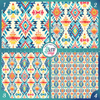 Watercolor Aztec Printed Pattern Vinyl, HTV or Sublimation Sheets |   1033A