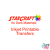 StarCraft Inkjet Printable Heat Transfers for Dark Materials - 8.5" x 11" sheets - 10 pack