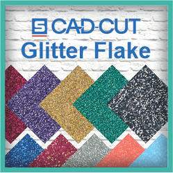 Black Glitter HTV - 12 x 12 Stahls CAD-CUT® - Glitter Flake Heat Transfer  Vinyl 