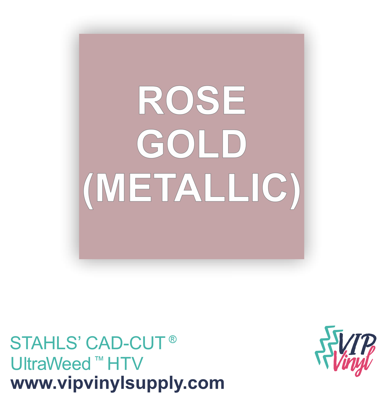 Metallic HEAT TRANSFER stretch vinyl sheets rose gold, silver, gold, r