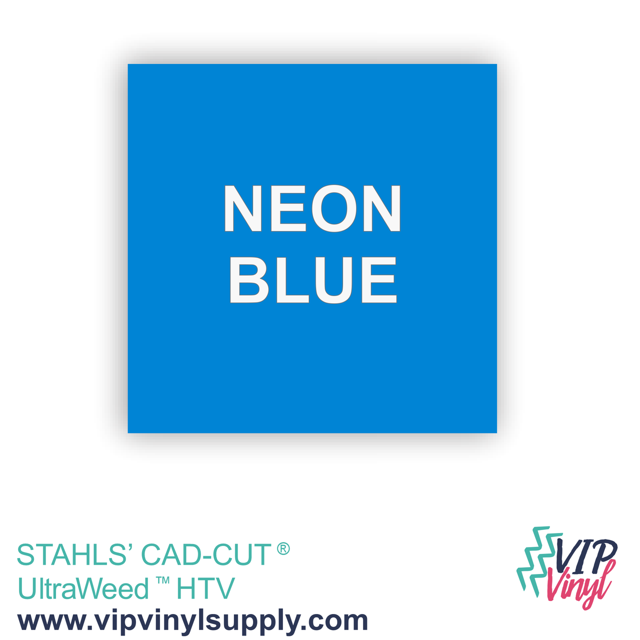 Neon Blue HTV Sheet 12x15 – Vinyl Cut Pros
