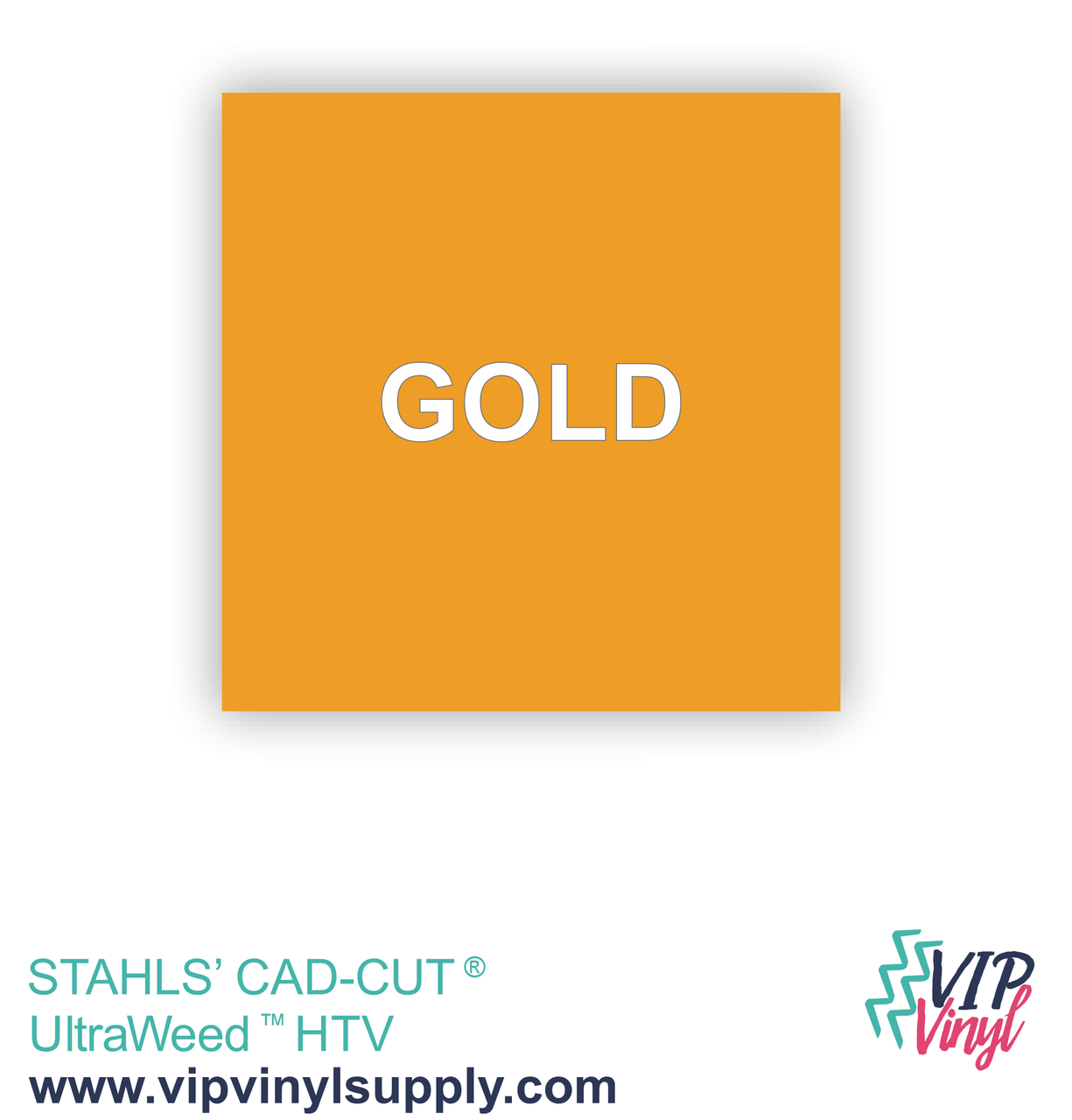 Gold Heat Transfer Vinyl, Stahls' CAD-CUT® UltraWeed - 12 x 15
