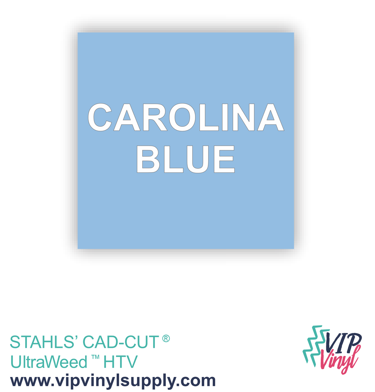 Carolina Blue Heat Transfer Vinyl, Stahls’ CAD-CUT® UltraWeed - 12 x 15  HTV
