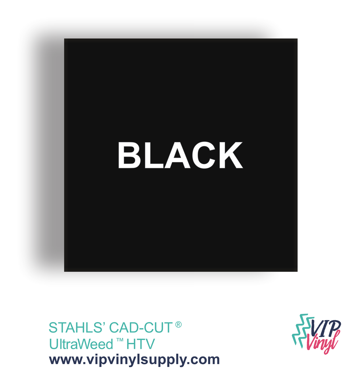 Black Heat Transfer Vinyl, Stahls' CAD-CUT® UltraWeed - 12 x 15 HTV - VIP  Vinyl Supply