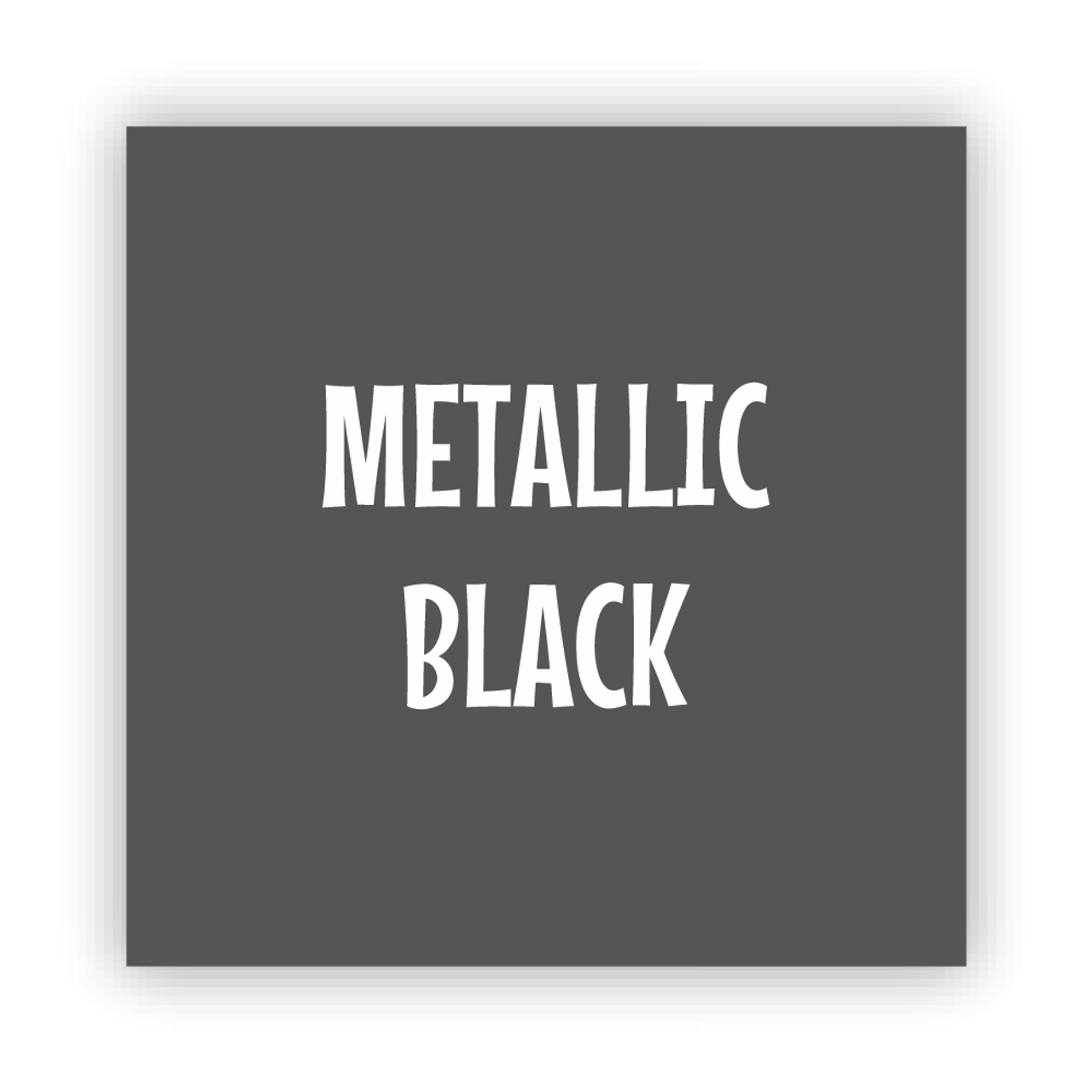 Metallic Black Heat Transfer Vinyl, Stahls' CAD-CUT® UltraWeed - 1