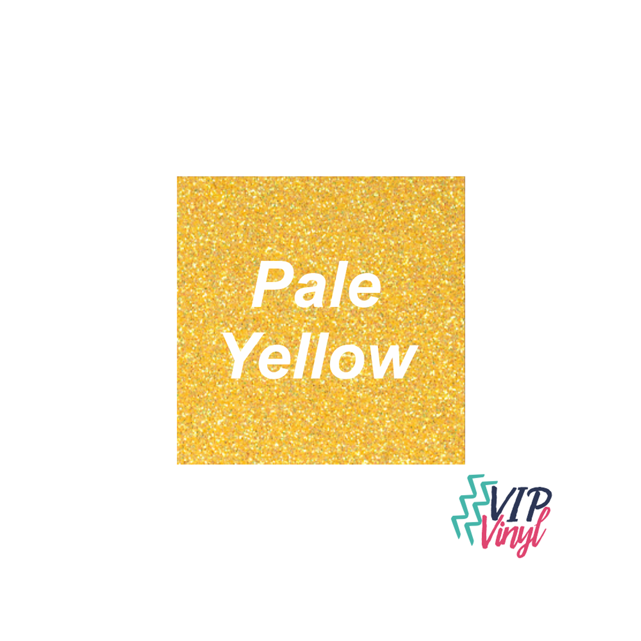 Stahls Glitter Flake HTV Pale Yellow: Vibrant and Long-Lasting