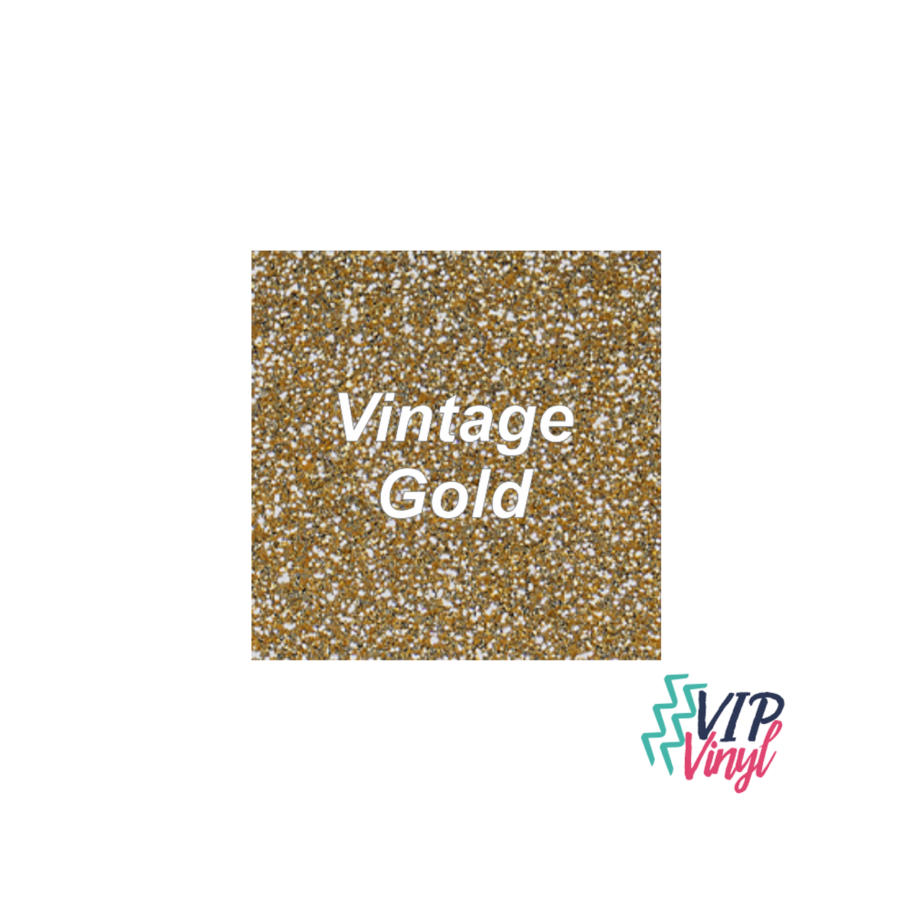 12 x 5 Feet Vintage Gold Glitter HTV - Stahls' CAD-CUT® - Glitter