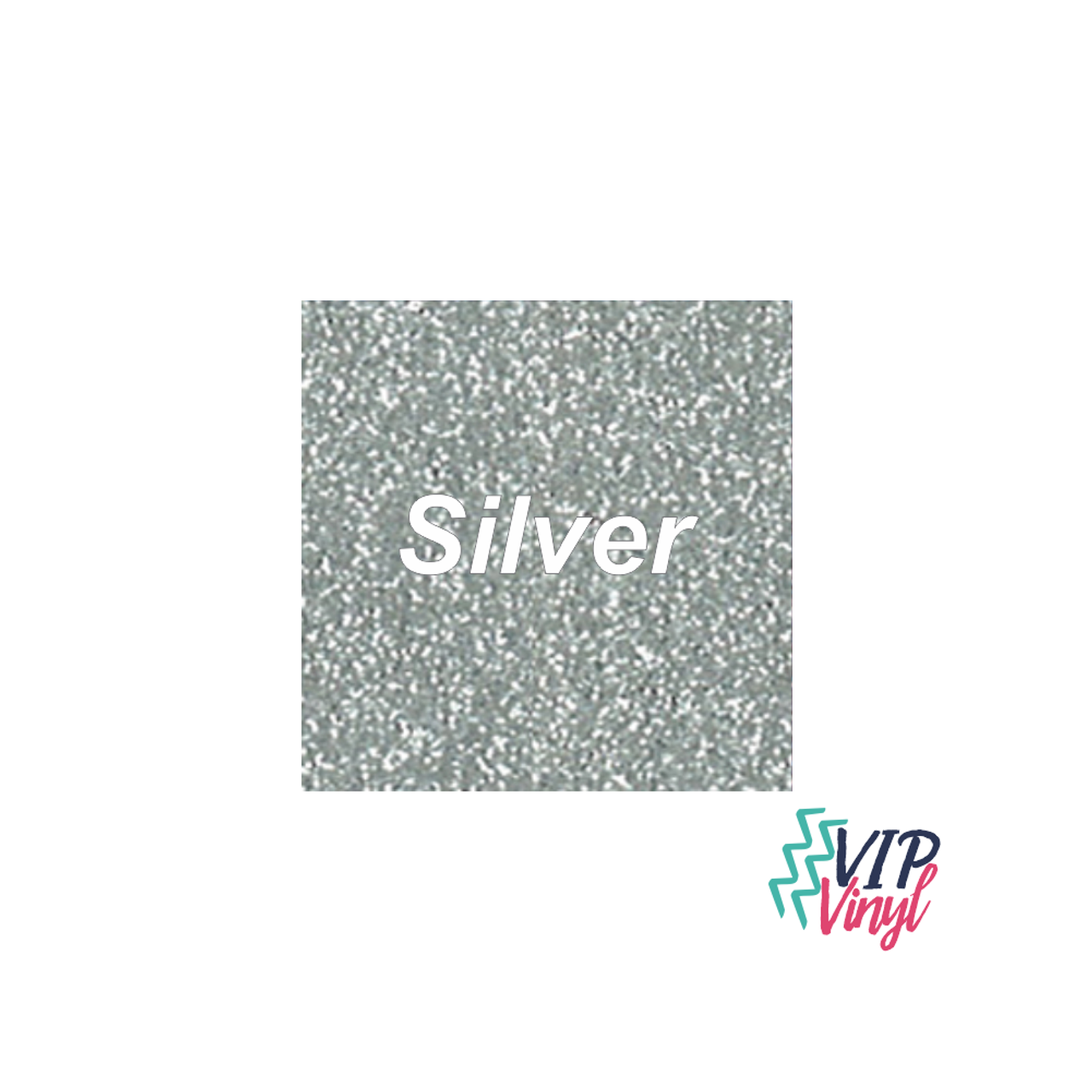 Silver Glitter Heat Transfer Vinyl