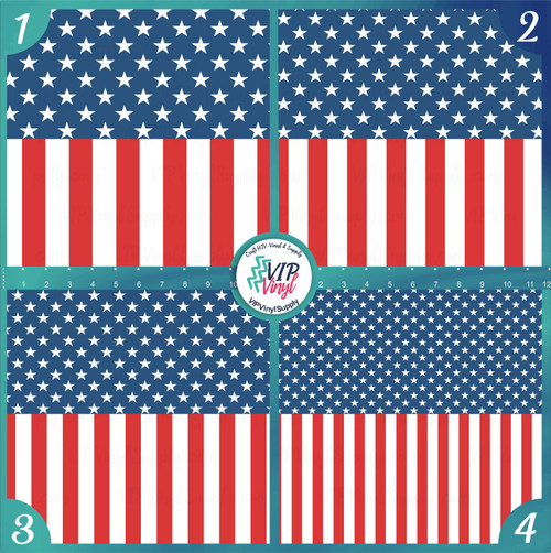 American Flag, Stars and Stripes Vinyl | 294B