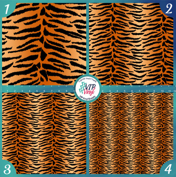 Tiger Pattern HTV Vinyl