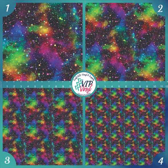 Galaxy pattern HTV Vinyl | Outdoor Adhesive Vinyl or Heat Transfer Vinyl | 591A