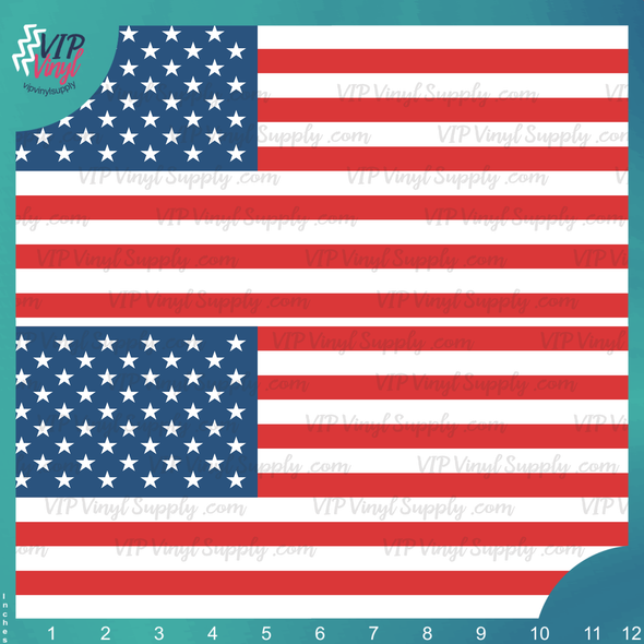 American Flag Pattern HTV Vinyl | VIP Vinyl Supply | Orlando FL
