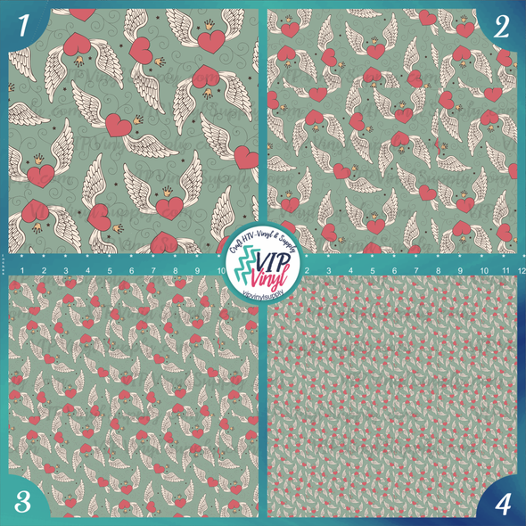 Hearts | patterned HTV Vinyl