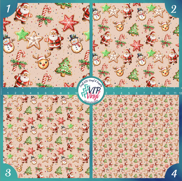 Pattern Vinyl - Printed Pattern HTV - Christmas & Winter HTV - Ante Up  Graphic Supply