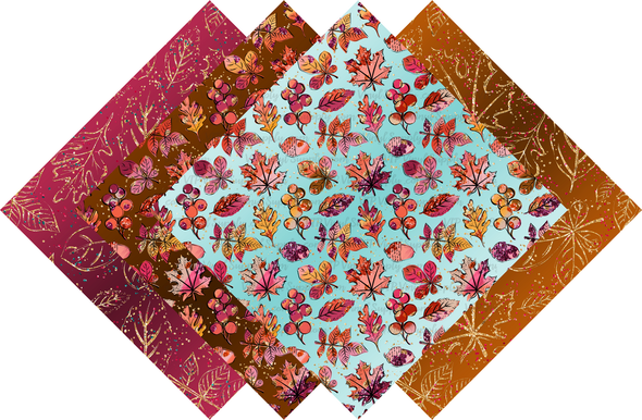 Fall Leaves Collection Pattern HTV Vinyl